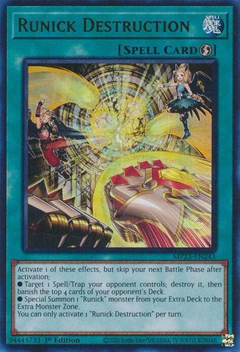 Runick Destruction (MP23-EN243) [Ultra Rare] - Yu-Gi-Oh!