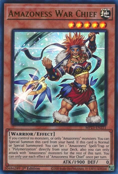 Amazoness War Chief (MP23-EN221) [Ultra Rare] - Yu-Gi-Oh!