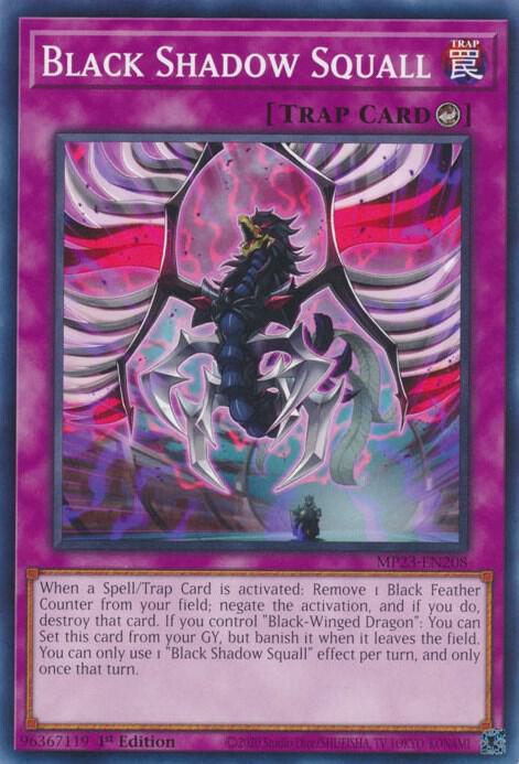 Black Shadow Squall (MP23-EN208) [Common] - Yu-Gi-Oh!