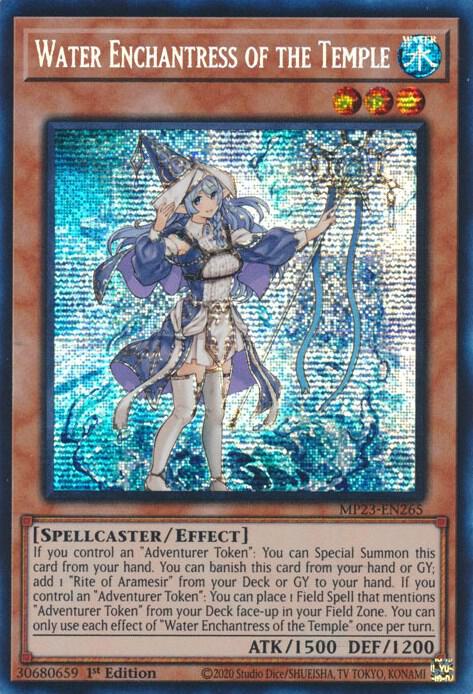 Water Enchantress of the Temple (MP23-EN265) [Prismatic Secret Rare] - Yu-Gi-Oh!