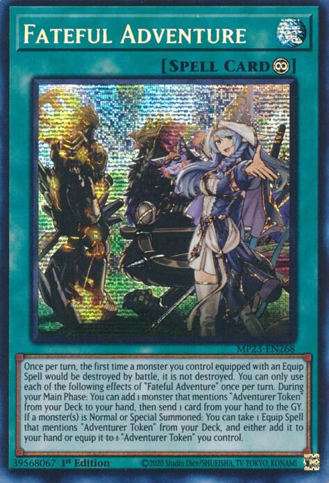 Fateful Adventure (MP23-EN268) [Prismatic Secret Rare] - Yu-Gi-Oh!