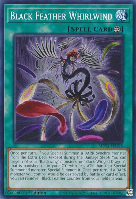 Black Feather Whirlwind (MP23-EN195) [Common] - Yu-Gi-Oh!