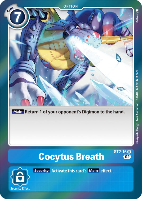 Cocytus Breath [ST2-16] [Resurgence Booster] - Digimon