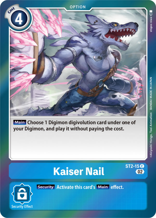 Kaiser Nail [ST2-15] [Resurgence Booster] - Digimon