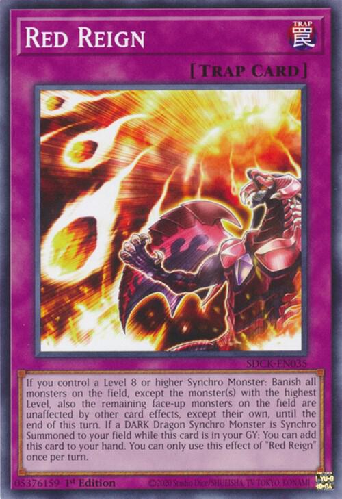 Red Reign (SDCK-EN035) [Common] - Yu-Gi-Oh!