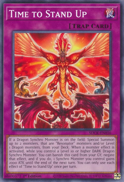 Time to Stand Up (SDCK-EN036) [Common] - Yu-Gi-Oh!