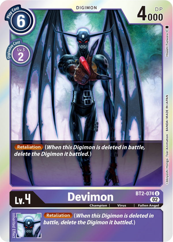 Devimon [BT2-074] (Resurgence Booster Reprint) [Resurgence Booster] - Digimon
