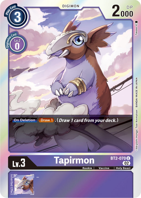 Tapirmon [BT2-070] (Resurgence Booster Reprint) [Resurgence Booster] - Digimon