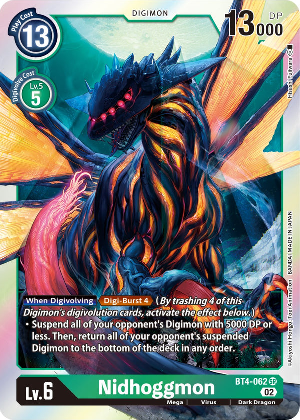 Nidhoggmon [BT4-062] (Resurgence Booster Reprint) [Resurgence Booster] - Digimon