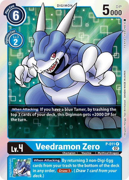 Veedramon Zero [P-011] (Resurgence Booster Reprint) [Resurgence Booster] - Digimon