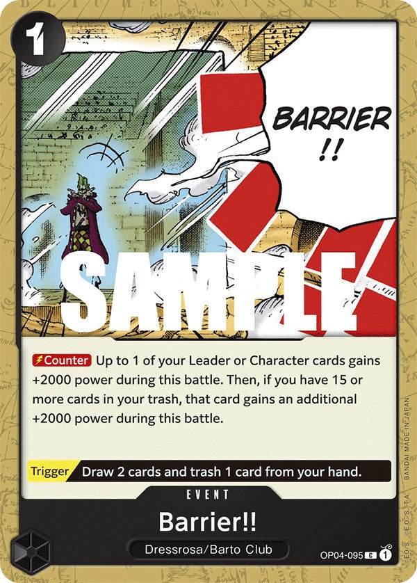 Barrier!! [Kingdoms of Intrigue] - Bandai