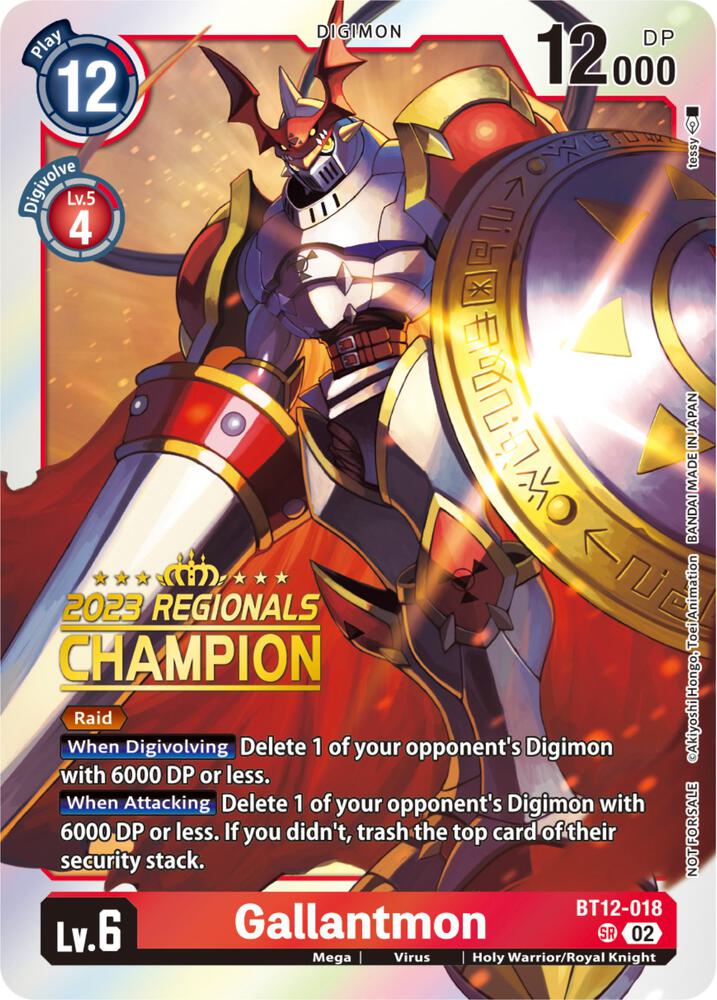 Gallantmon (2023 Regionals Champion)