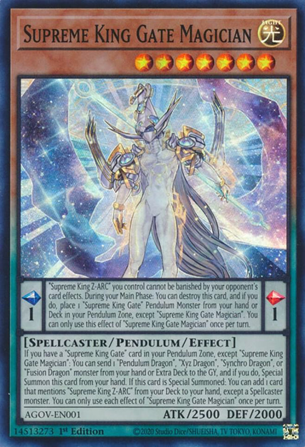 Supreme King Gate Magician (AGOV-EN001) [Super Rare] - Yu-Gi-Oh!