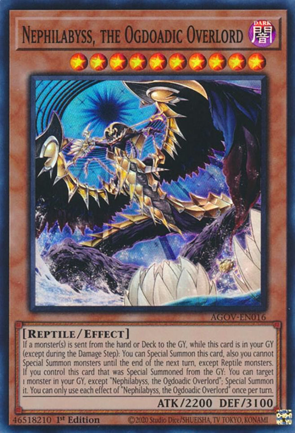 Nephilabyss, the Ogdoadic Overlord (AGOV-EN016) [Super Rare] - Yu-Gi-Oh!