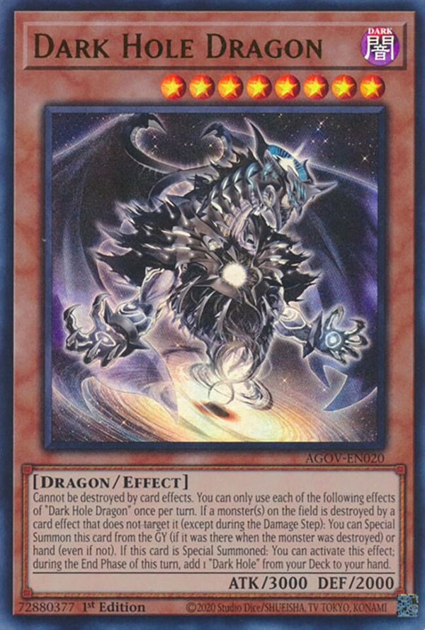 Dark Hole Dragon (AGOV-EN020) [Ultra Rare] - Yu-Gi-Oh!