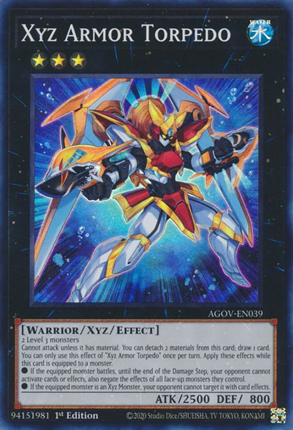 Xyz Armor Torpedo (AGOV-EN039) [Super Rare] - Yu-Gi-Oh!