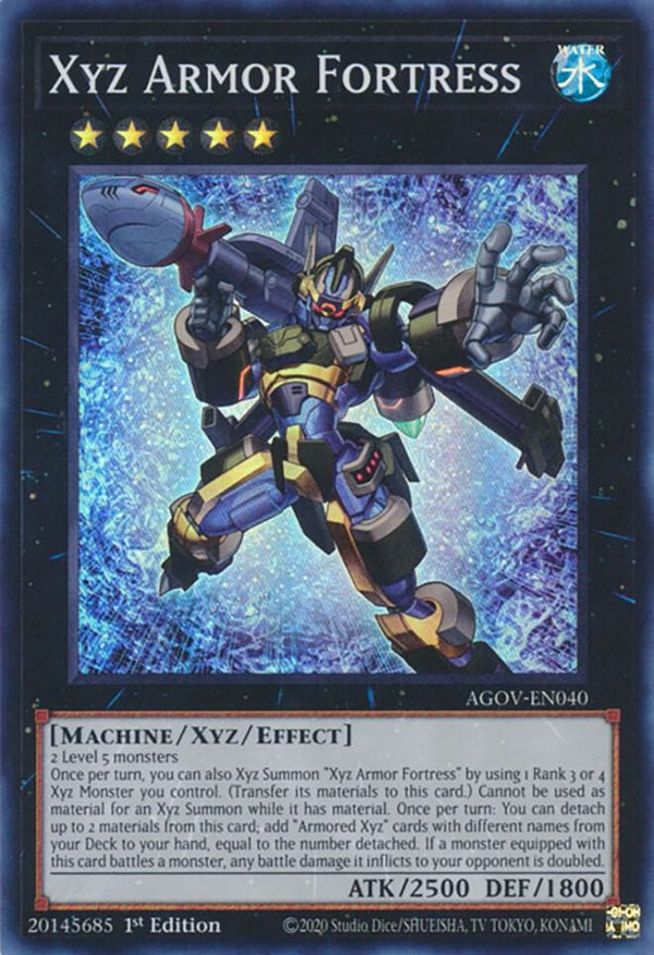 Xyz Armor Fortress (AGOV-EN040) [Super Rare] - Yu-Gi-Oh!