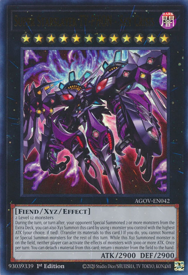 Super Starslayer TY-PHON - Sky Crisis [AGOV-EN042] Ultra Rare - Yu-Gi-Oh!