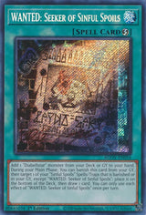 WANTED: Seeker of Sinful Spoils (AGOV-EN054) [Secret Rare] - Yu-Gi-Oh!