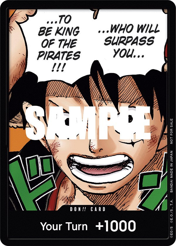 DON!! Card (Monkey.D.Luffy) (1st Anniversary DON!! Card Pack) [One Piece Promotion Cards] - Bandai