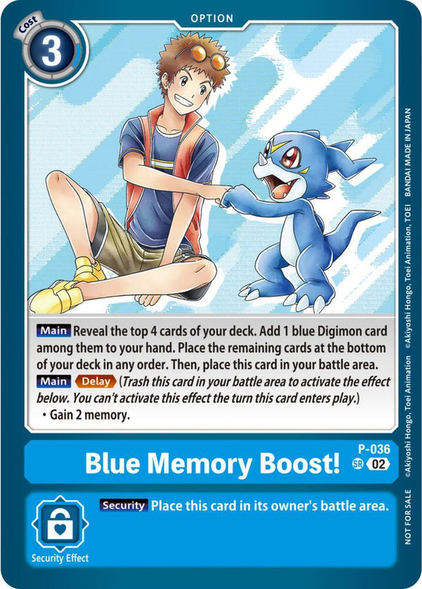 Blue Memory Boost! (NYCC 2023 Demo Deck) - Digimon Card Game