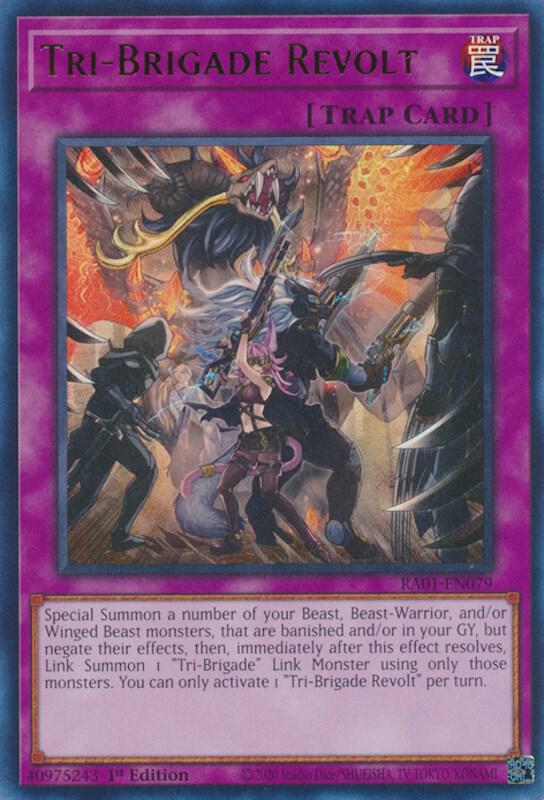 Tri-Brigade Revolt (UR) (RA01-EN079) [Ultra Rare] - Yu-Gi-Oh!