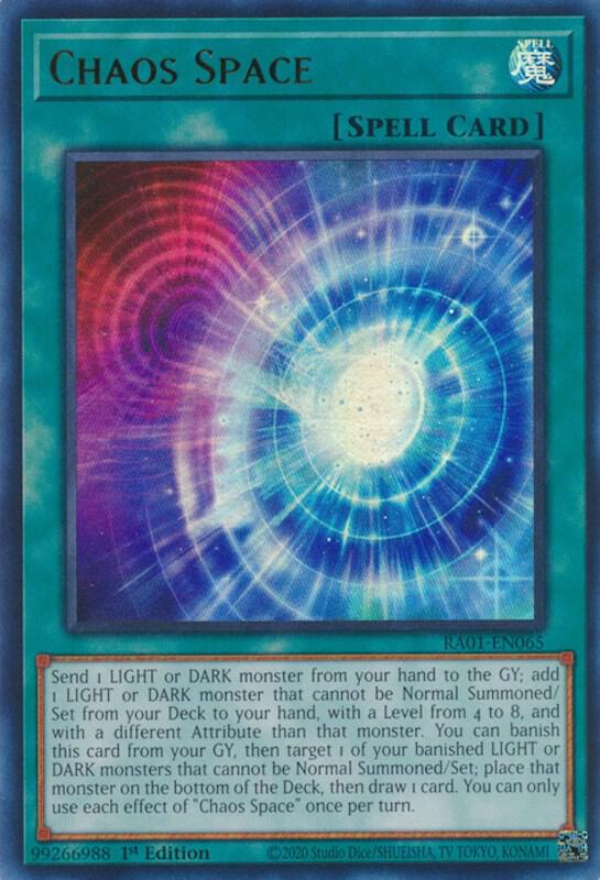 Chaos Space (UR) (RA01-EN065) [Ultra Rare] - Yu-Gi-Oh!