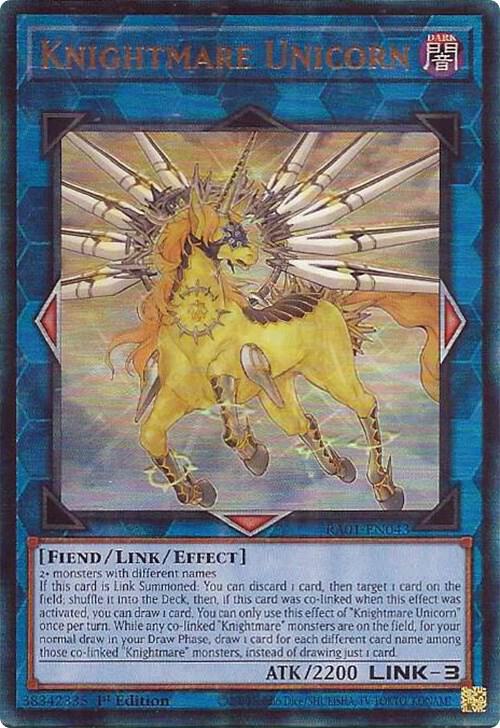 Knightmare Unicorn (PUR) (RA01-EN043) [Prismatic Ultimate Rare] - Yu-Gi-Oh!