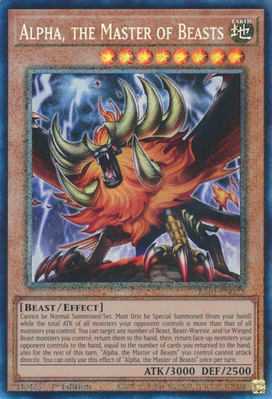 Alpha, the Master of Beasts (PCR)