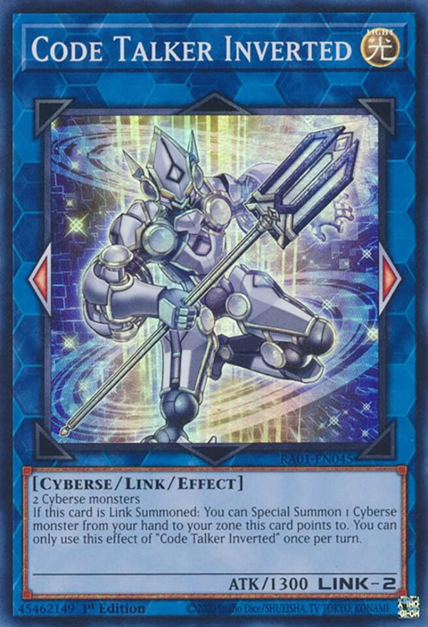 Code Talker Inverted (RA01-EN045) [Super Rare] - Yu-Gi-Oh!