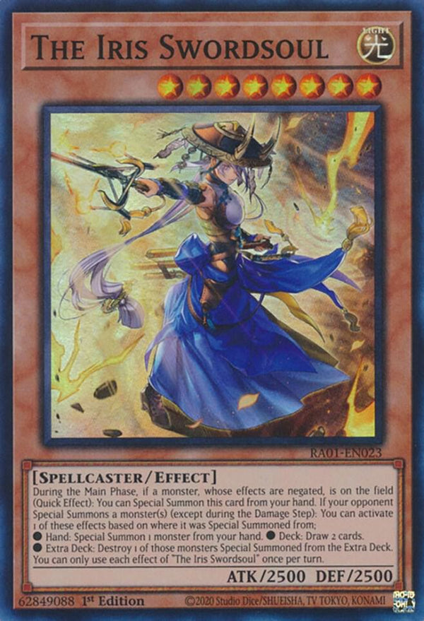 The Iris Swordsoul (RA01-EN023) [Super Rare] - Yu-Gi-Oh!