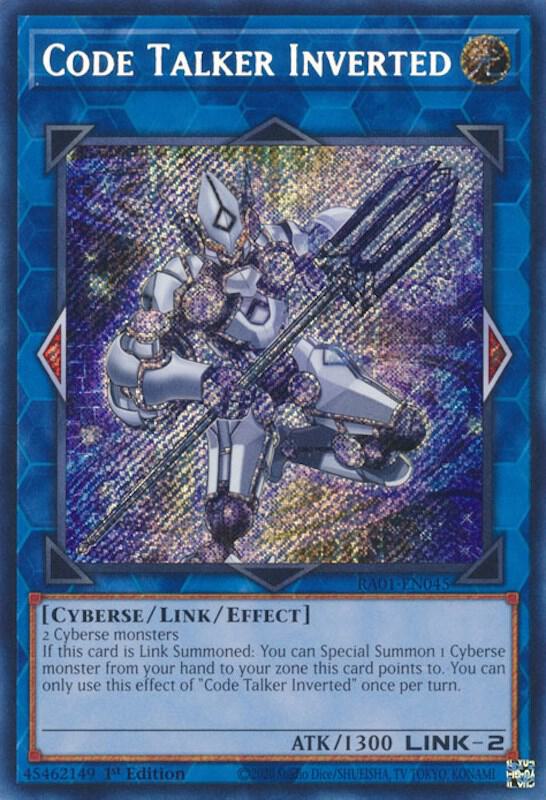 Code Talker Inverted (Secret Rare) (RA01-EN045) - Yu-Gi-Oh!