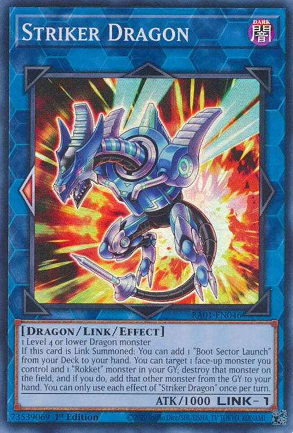 Striker Dragon (RA01-EN046) [Super Rare] - Yu-Gi-Oh!
