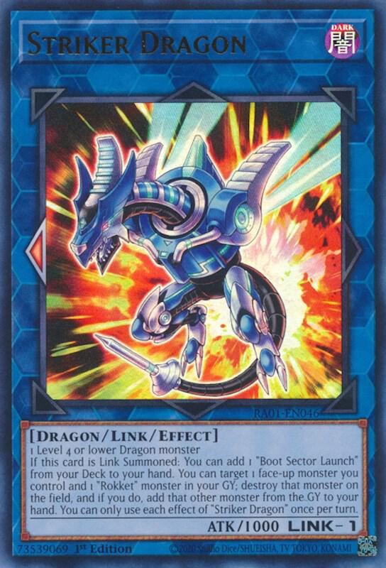Striker Dragon (UR) (RA01-EN046) [Ultra Rare] - Yu-Gi-Oh!