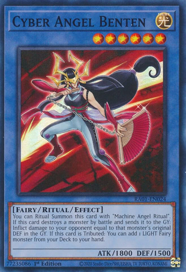 Cyber Angel Benten (RA01-EN024) [Super Rare] - Yu-Gi-Oh!