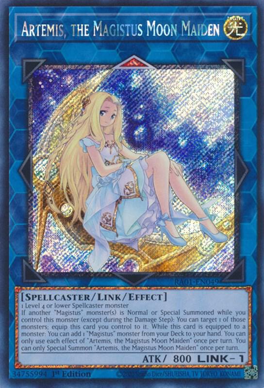 Artemis, the Magistus Moon Maiden (Platinum Secret Rare)