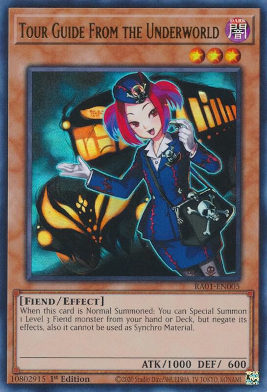 Tour Guide From the Underworld (UR) (RA01-EN005) [Ultra Rare] - Yu-Gi-Oh!
