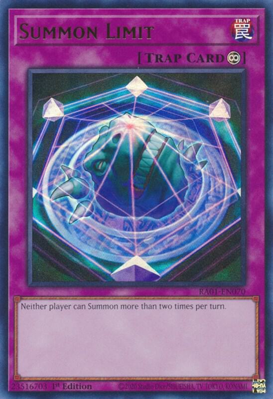 Summon Limit (UR) (RA01-EN070) [Ultra Rare] - Yu-Gi-Oh!