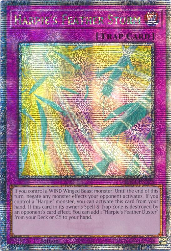 Harpie's Feather Storm (Quarter Century Secret Rare) (RA01-EN073) - Yu-Gi-Oh!