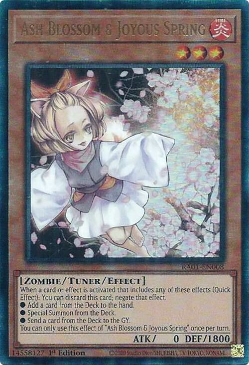 Ash Blossom & Joyous Spring (PUR) (RA01-EN008) [Prismatic Ultimate Rare] - Yu-Gi-Oh!