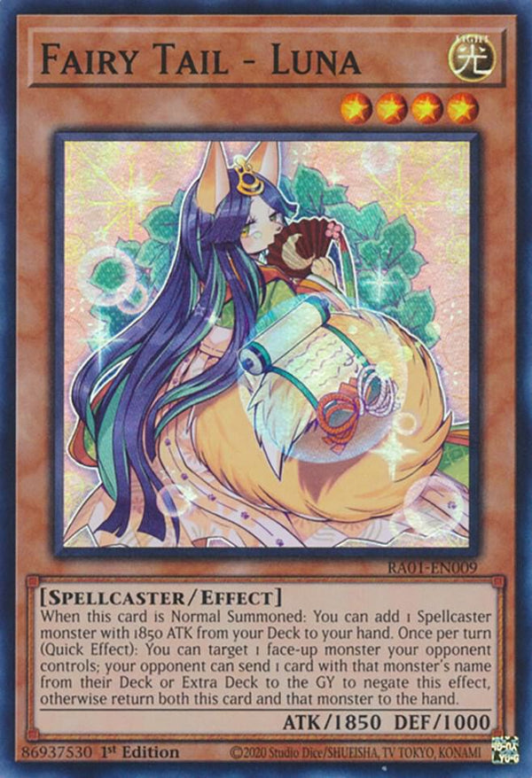 Fairy Tail - Luna (RA01-EN009) [Super Rare] - Yu-Gi-Oh!