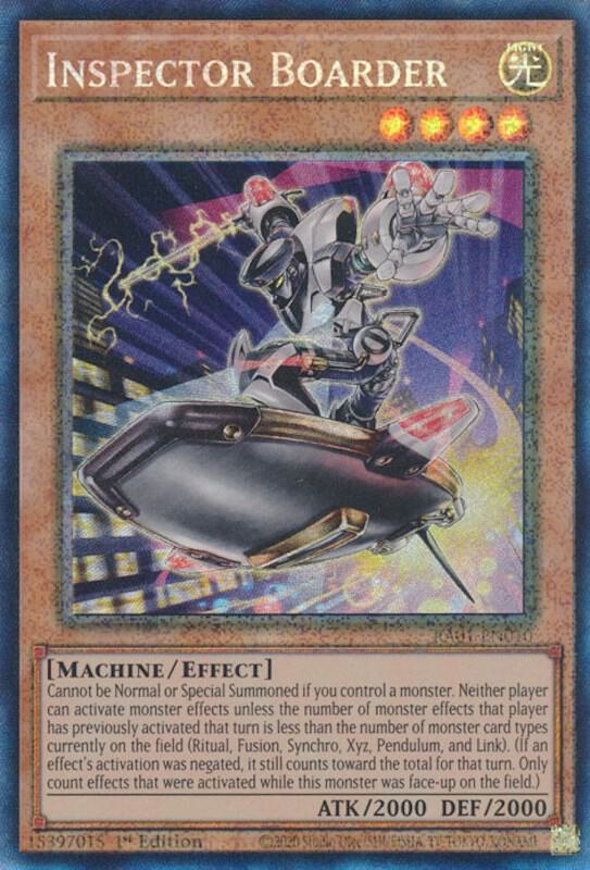 Inspector Boarder (PCR) (RA01-EN010) [Prismatic Collector's Rare] - Yu-Gi-Oh!
