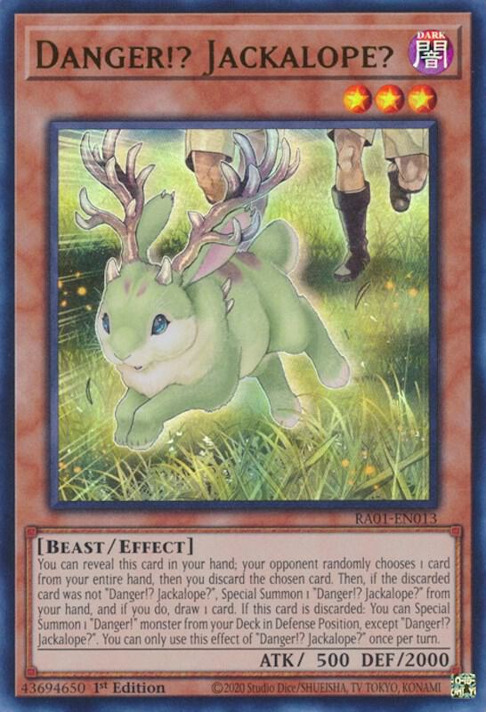 Danger!? Jackalope? (UR) (RA01-EN013) [Ultra Rare] - Yu-Gi-Oh!