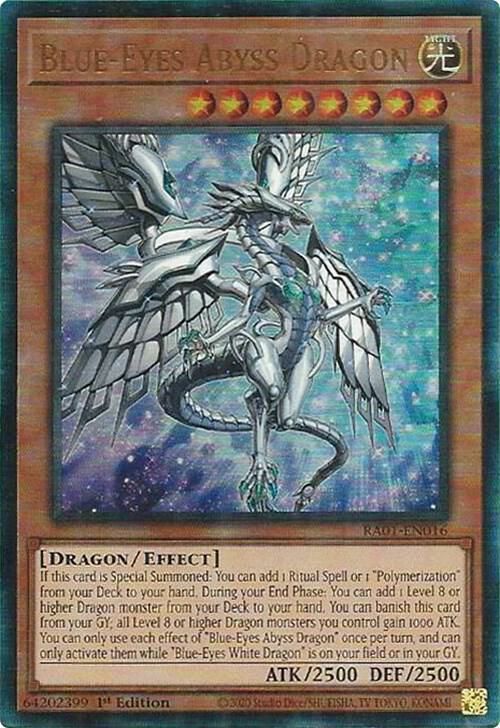 Blue-Eyes Abyss Dragon (PUR) (RA01-EN016) [Prismatic Ultimate Rare] - Yu-Gi-Oh!