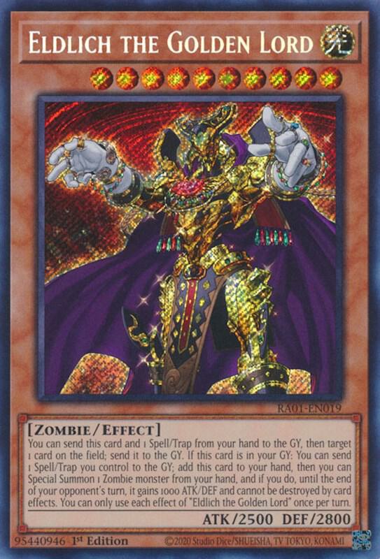 Eldlich the Golden Lord (Secret Rare) (RA01-EN019) - Yu-Gi-Oh!