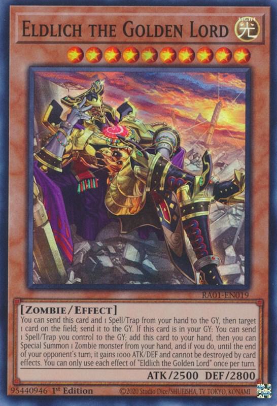 Eldlich the Golden Lord (Alternate Art) (RA01-EN019) [Super Rare] - Yu-Gi-Oh!