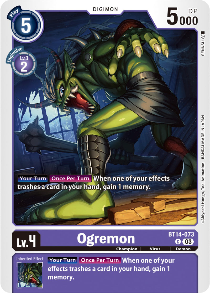 Ogremon [BT14-073] [Blast Ace]