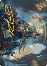 Admiral Brass, Unsinkable Art Card (Gold-Stamped Signature) [The Lost Caverns of Ixalan Art Series] - Magic: The Gathering