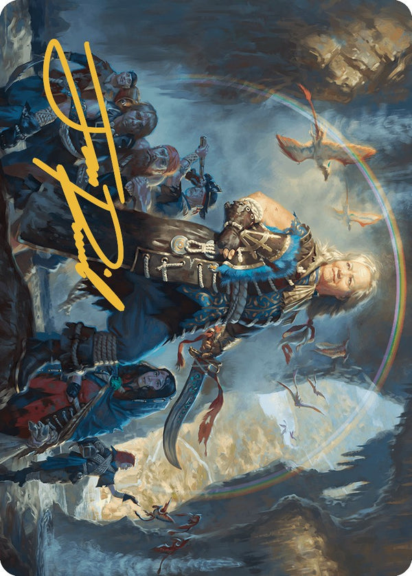 Admiral Brass, Unsinkable Art Card (Gold-Stamped Signature) [The Lost Caverns of Ixalan Art Series] - Magic: The Gathering