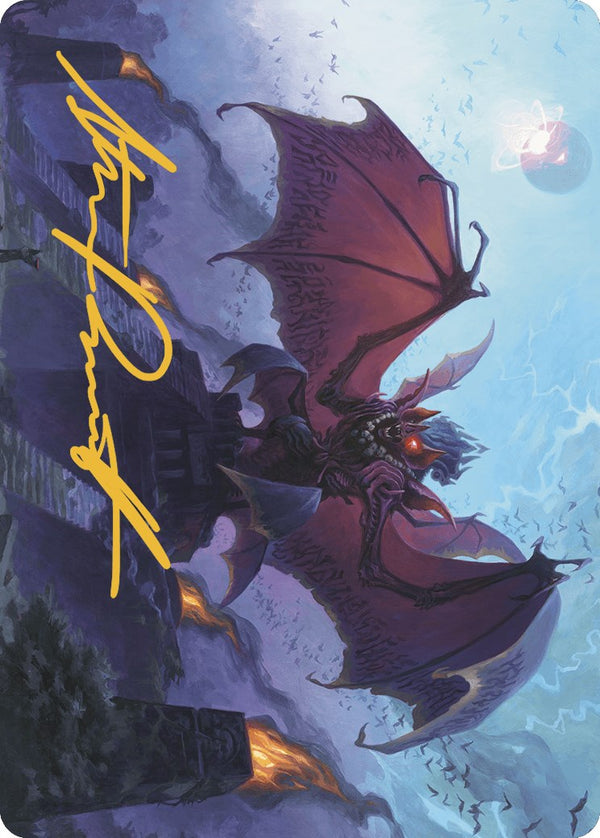 Aclazotz, Deepest Betrayal Art Card (Gold-Stamped Signature) [The Lost Caverns of Ixalan Art Series] - Magic: The Gathering